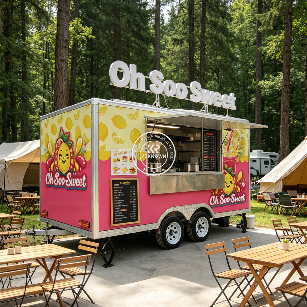 Commercial Kitchen Layout - Mobile Kitchen Food Trailer Professional Catering