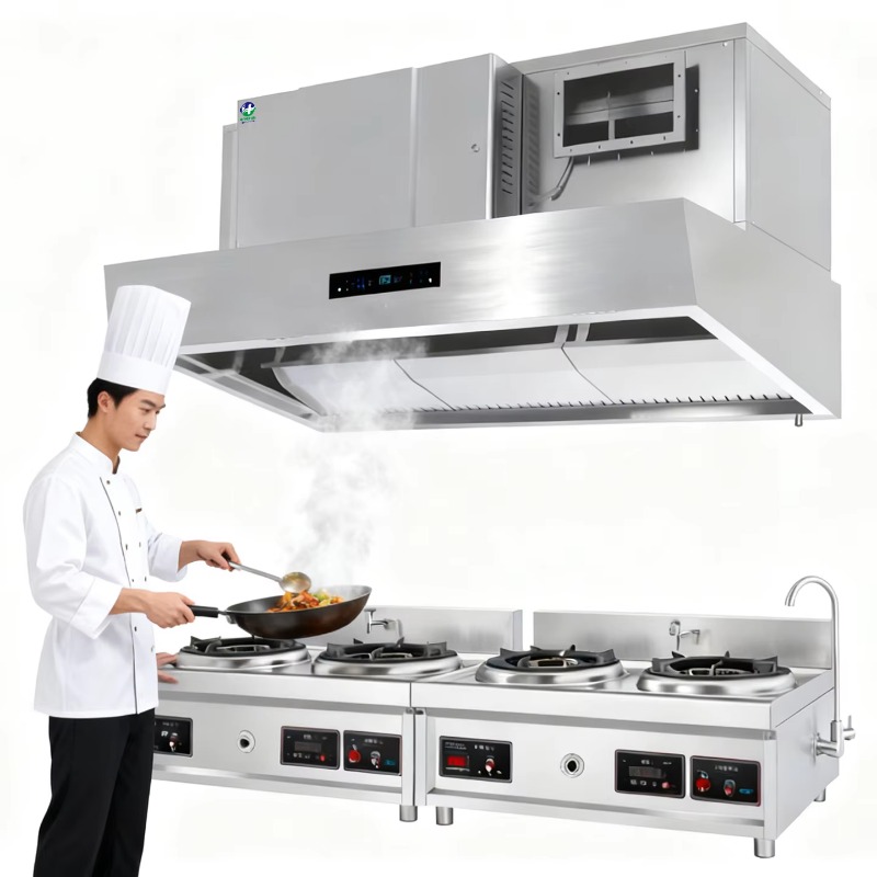 Electrostatic commercial smoke – обзор и цена Commercial Kitchen Chimney