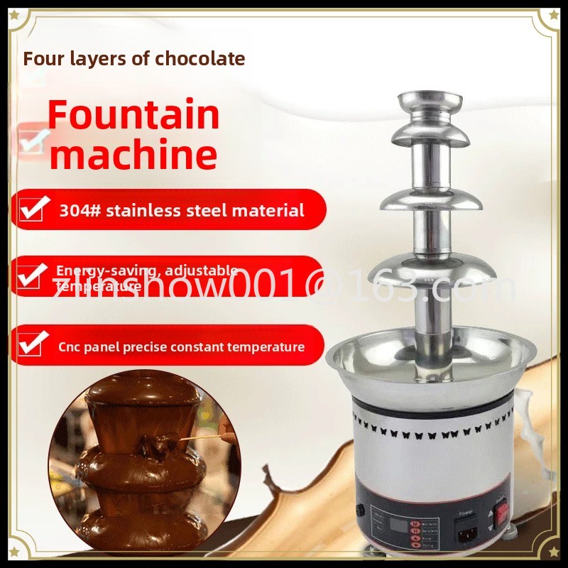 4-Layer Chocolate Fountain Mac – обзор и цена Chocolate Fountain Commercial