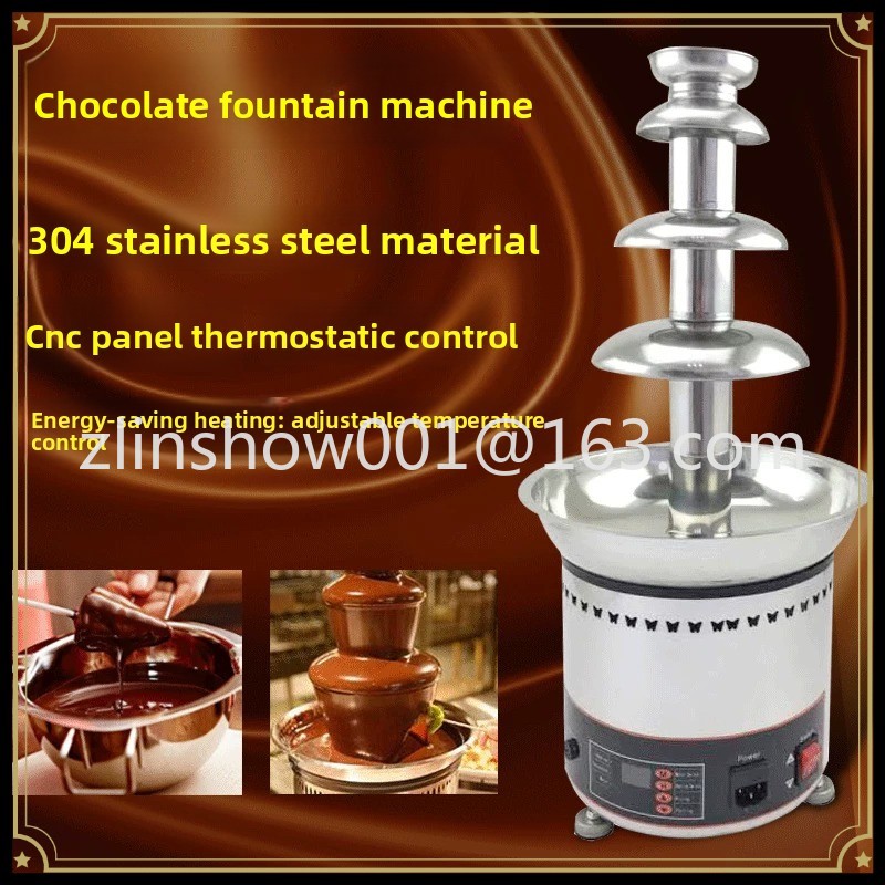4-Layer Chocolate Fountain Mac – обзор и цена Chocolate Fountain Commercial