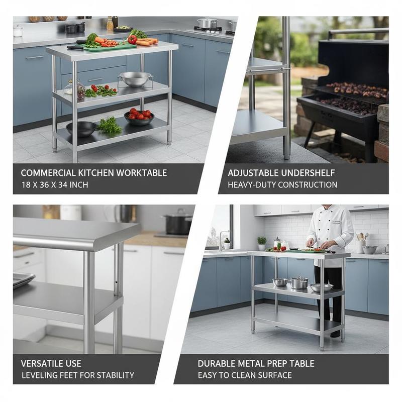 Metal Workstation 18 x 36 x 34 – обзор и цена Commercial Kitchen Warehouse