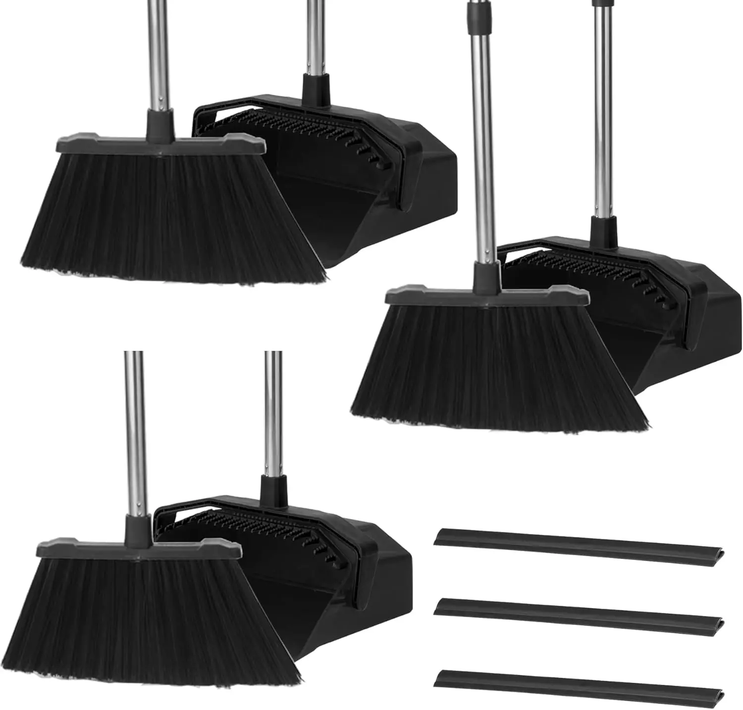 3 Pack Upright Broom And Dustp – обзор и цена Commercial Kitchen Warehouse