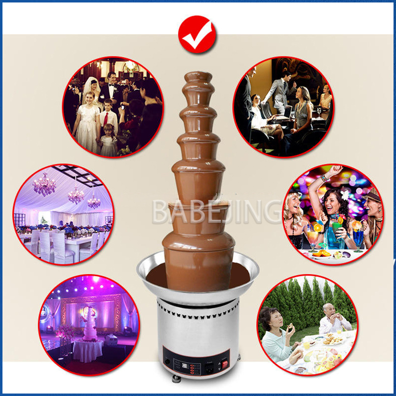 BABEJING High Quality 7-Layer  – обзор и цена Chocolate Fountain Commercial