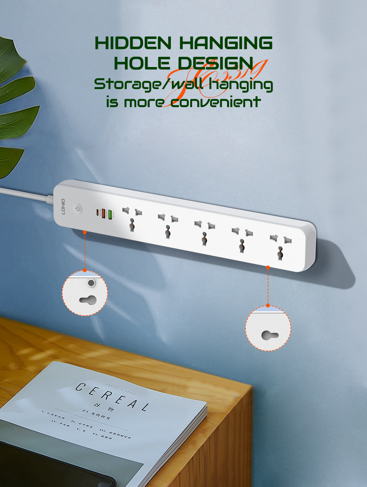 LDNIO 2500W Power Strip with 5 – обзор и цена Commercial Kitchen Outlets
