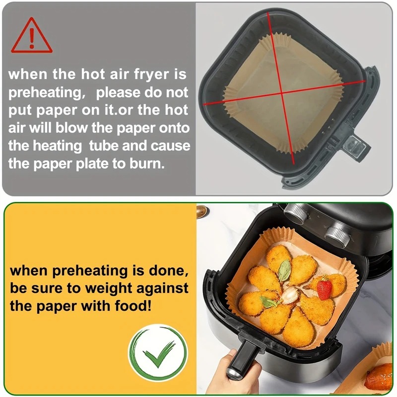 Air Fryer Paper Liners Disposa – обзор и цена Commercial Kitchen Appliances