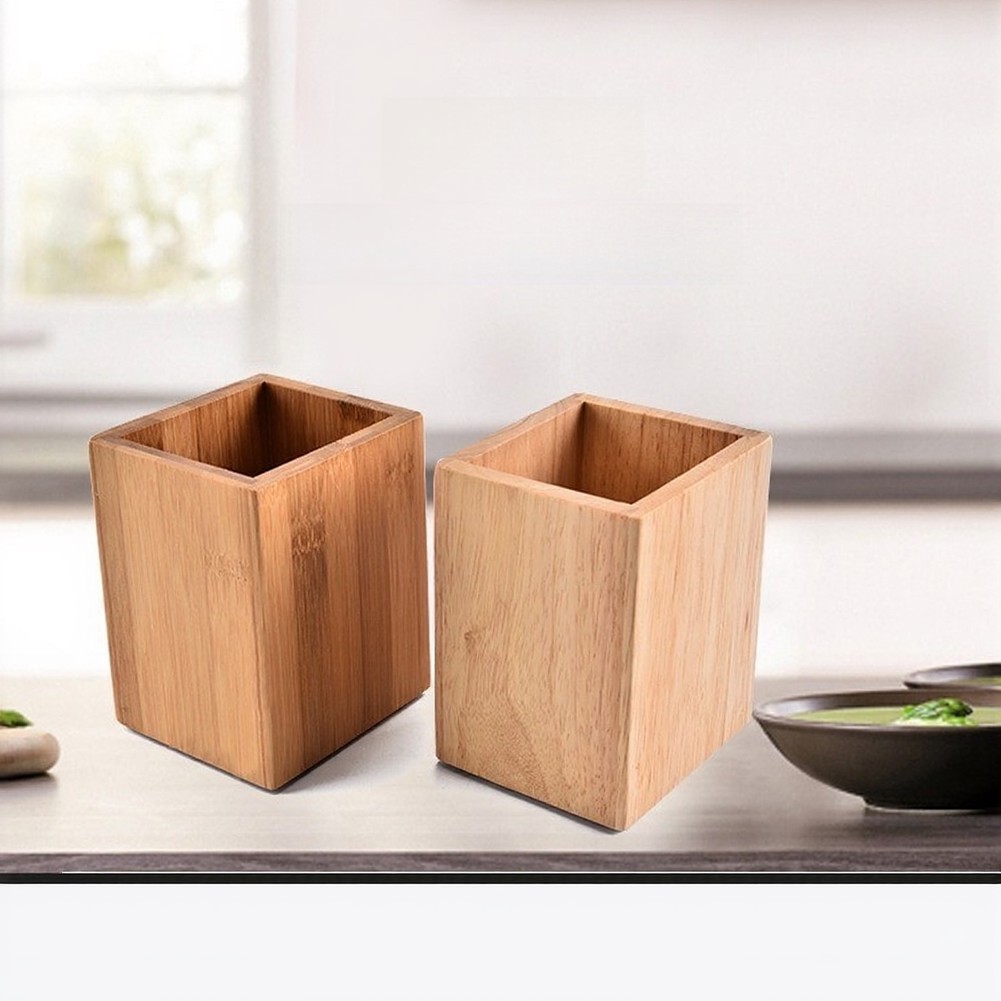 Solid Wood Utensil Holder for  – обзор и цена Commercial Kitchen Layout