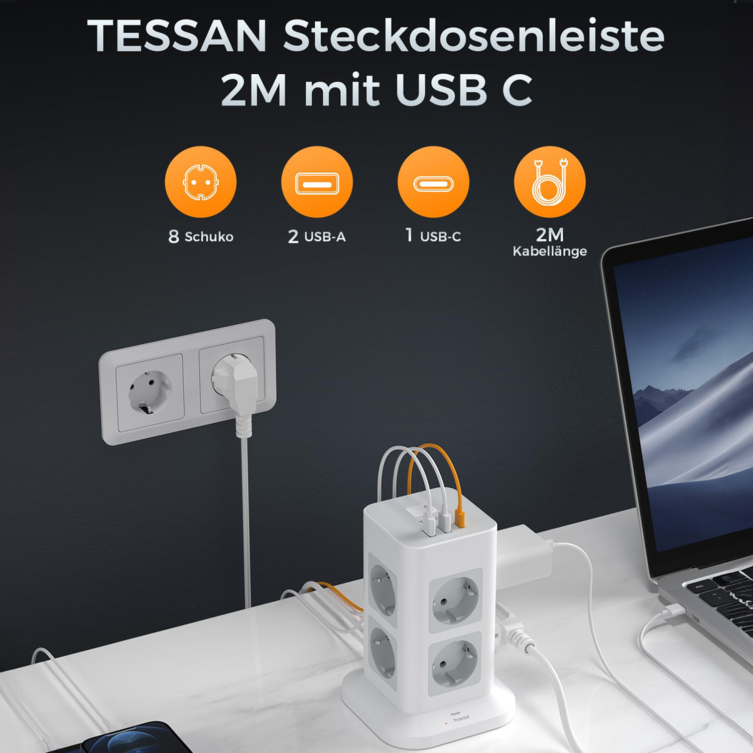 TESSAN Tower Power Strip Multi – обзор и цена Commercial Kitchen Outlets